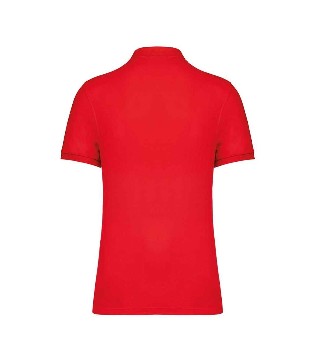 Mens Pique Polo Shirt Poppy Red Native Spirit-2