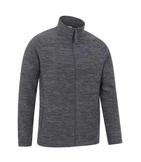 Mountain Warehouse Mens Snowdon II Full Zip Fleece Jacket (Dark Grey)