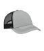 Casquette Trucker Rapper Gris Noir Atlantis Headwear-1