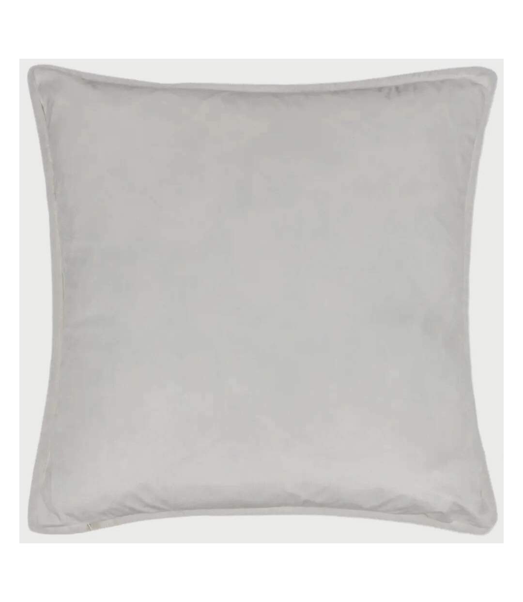 Stanza faux fur cushion cover 55cm x 55cm white Paoletti