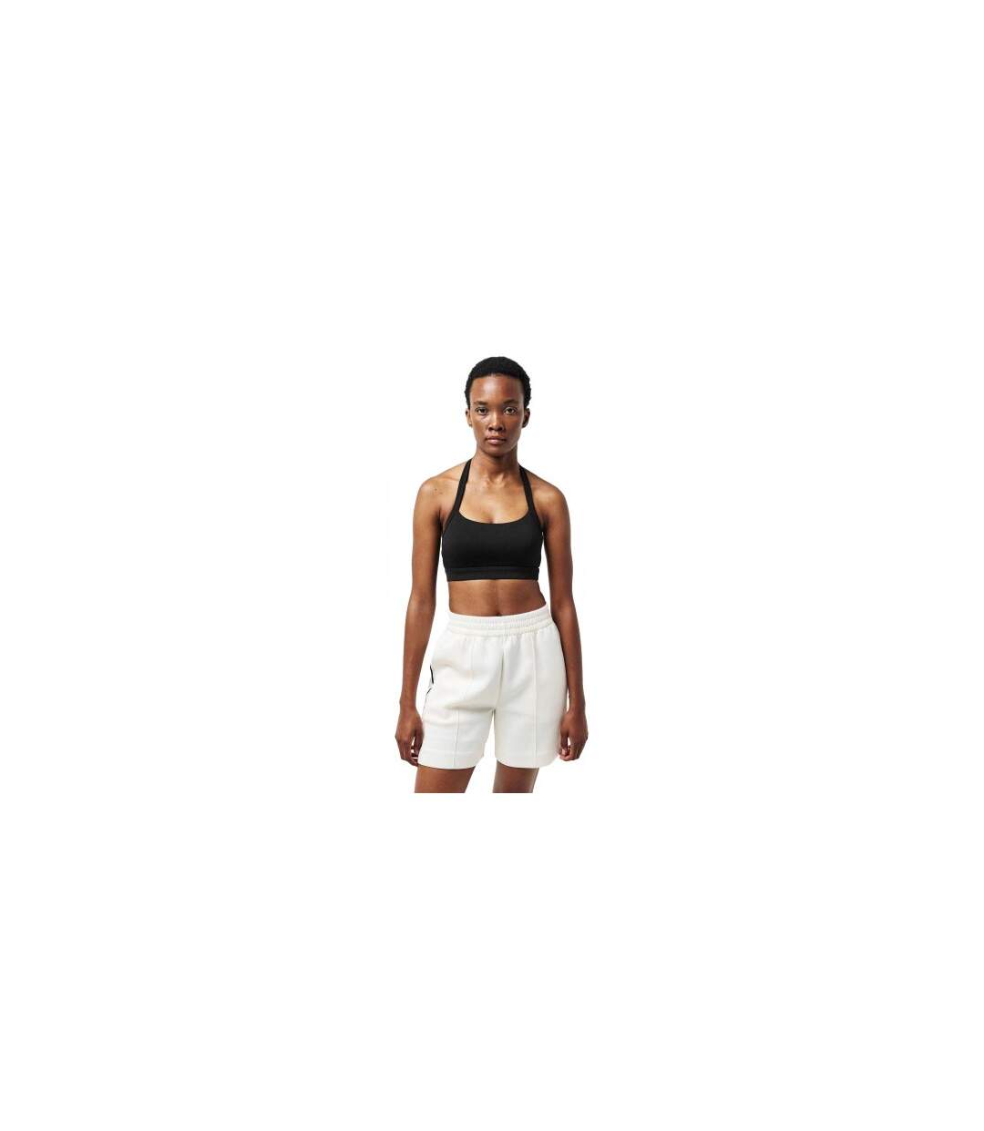 Womens/ladies Unwind Sports Bra Black PE Nation-1