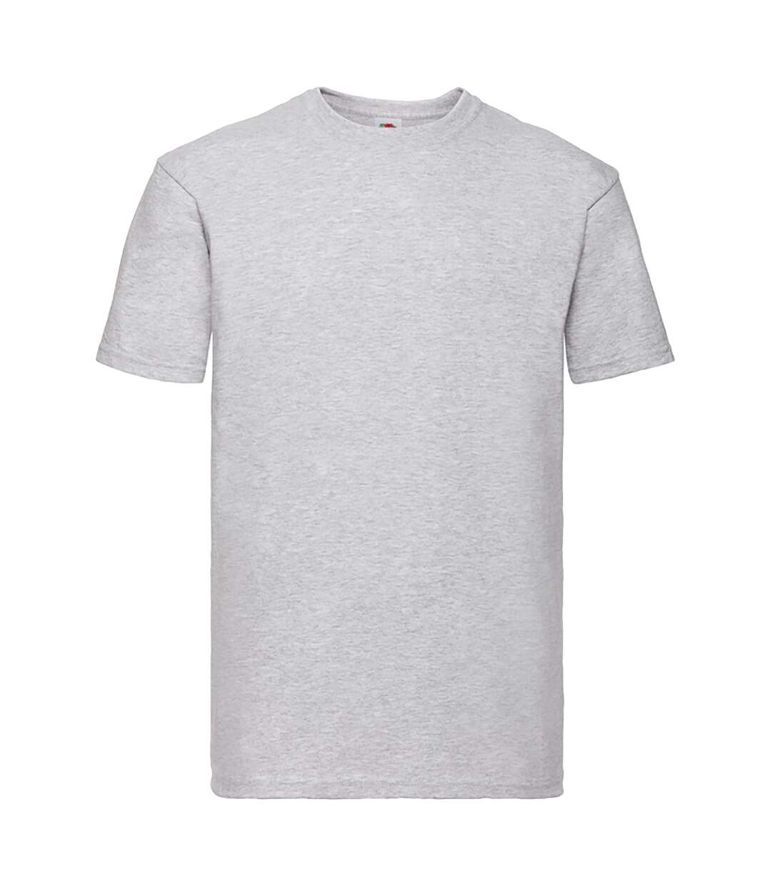 T-shirt à manches courtes hommes gris clair Fruit of the Loom