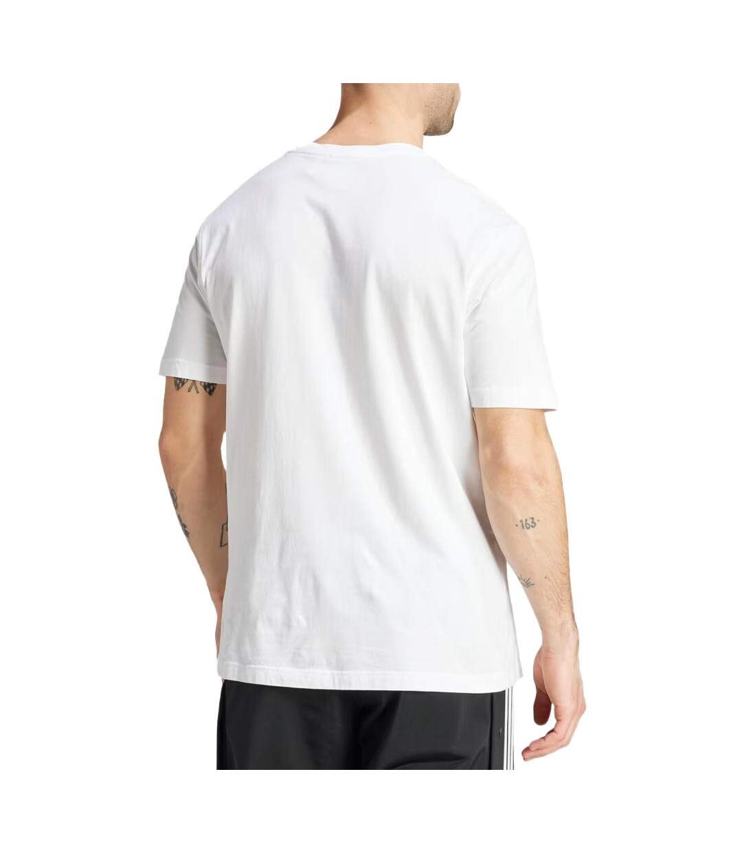 T-shirt Blanc Homme Adidas Essential - L-2