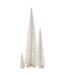 Sapin de Noël Déco Pailleté Josh 61cm Blanc-2