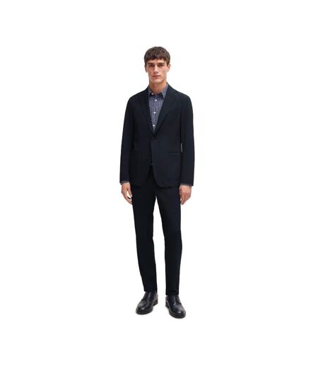 Blazer Motif/style Uni Homme Bleu Foncé Boss