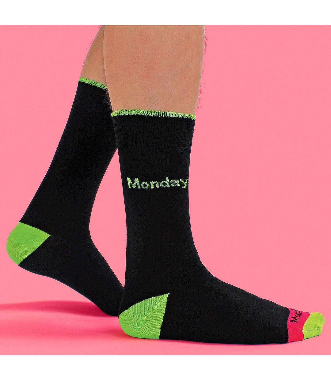 7 Pack Mens Days Of The Week Novelty Cotton Socks-3