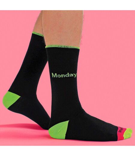 7 Pack Mens Days Of The Week Novelty Cotton Socks