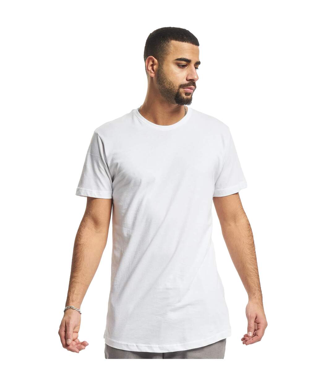 T-shirt homme noir / blanc / gris Urban Classics-3