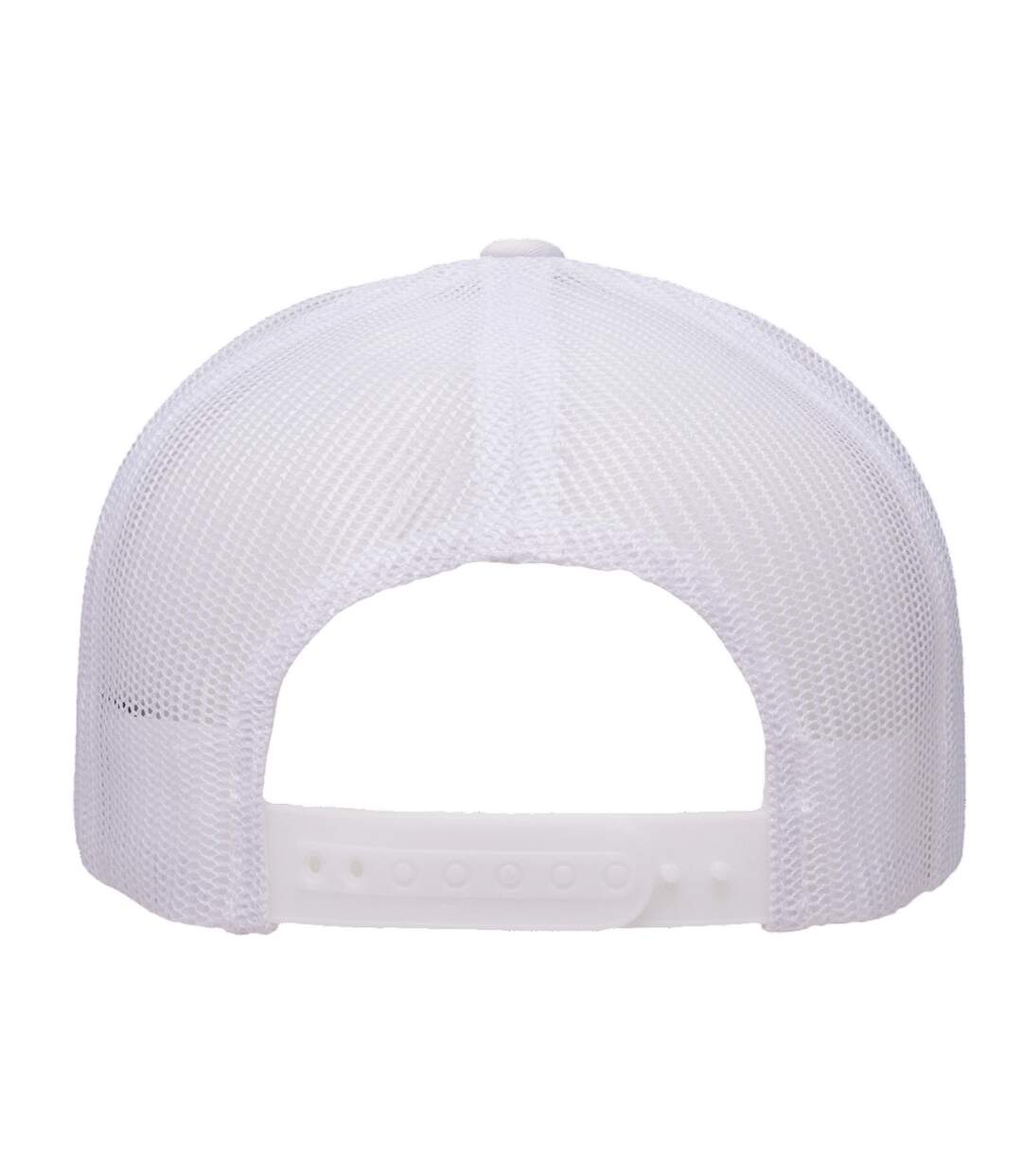 Childrens/kids Retro Trucker Cap White Flexfit-2