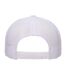Childrens/kids Retro Trucker Cap White Flexfit-2