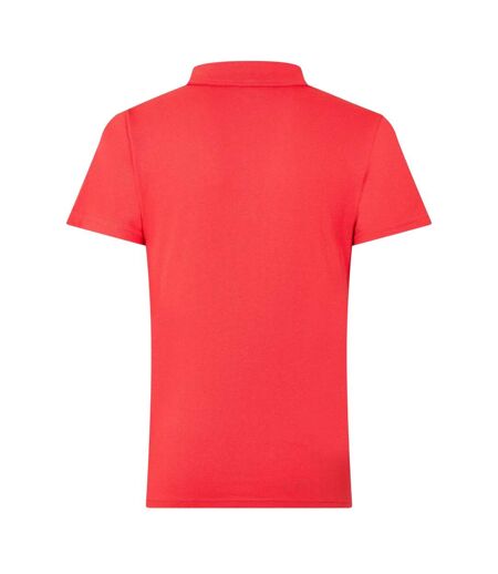 Polo Motif/style Logo Femme Rouge Vif Castore