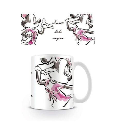 Disney - Mug SWEET (Blanc / Rose / Noir) (Taille unique) - UTPM1644