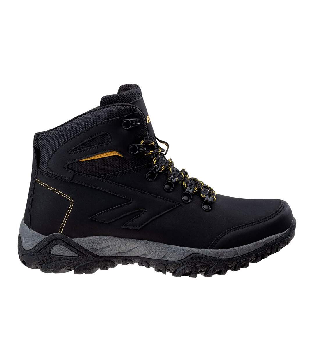 Bottines De Marche Medin Homme Noir Vert Clair Hi-Tec-3
