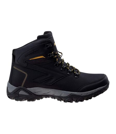 Bottines De Marche Medin Homme Noir Vert Clair Hi-Tec