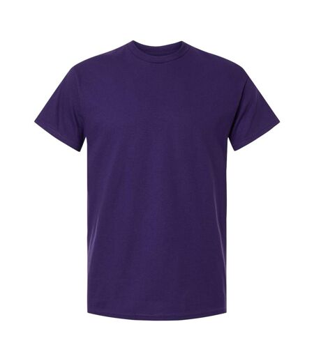 Unisex Adult Heavy Cotton T-shirt Fan Dark Purple Gildan