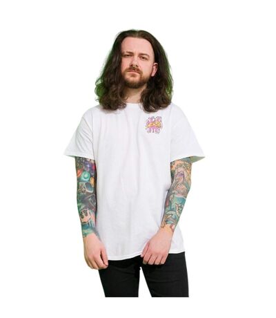 T-shirt Motif/style Bande Dessinée Adulte Blanc Teenage Mutant Ninja Turtles