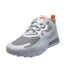 Baskets Air Max React Femme Blanc Bleu Clair Orange Nike-4