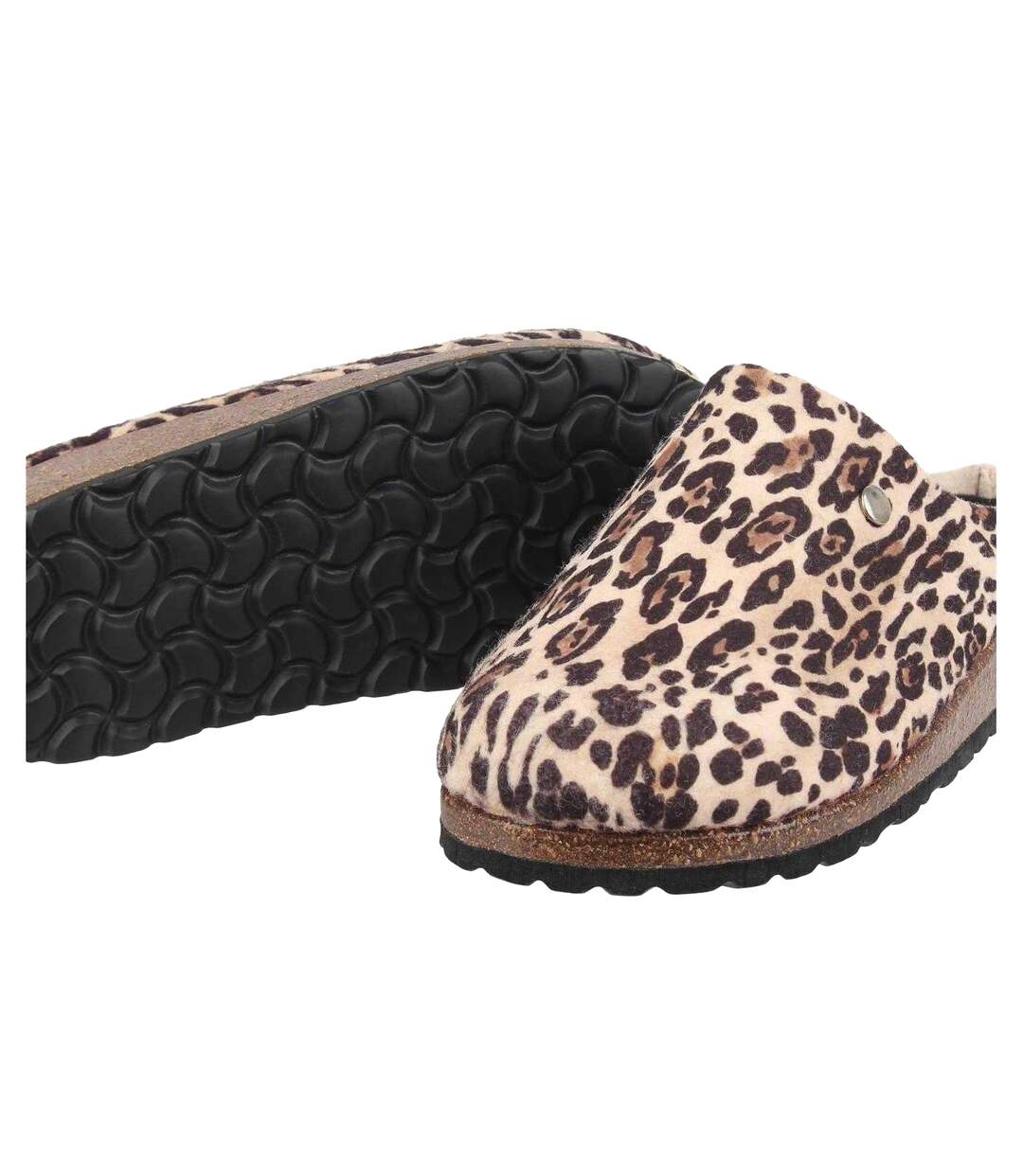 Mules Motif/style Imprimé Léopard Femme Marron Biba-4