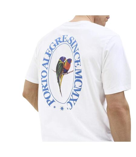 T-shirt blanc homme jack & jones 12276717 - l