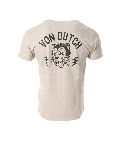 T-shirt Écru Homme Von Dutch BADB - S