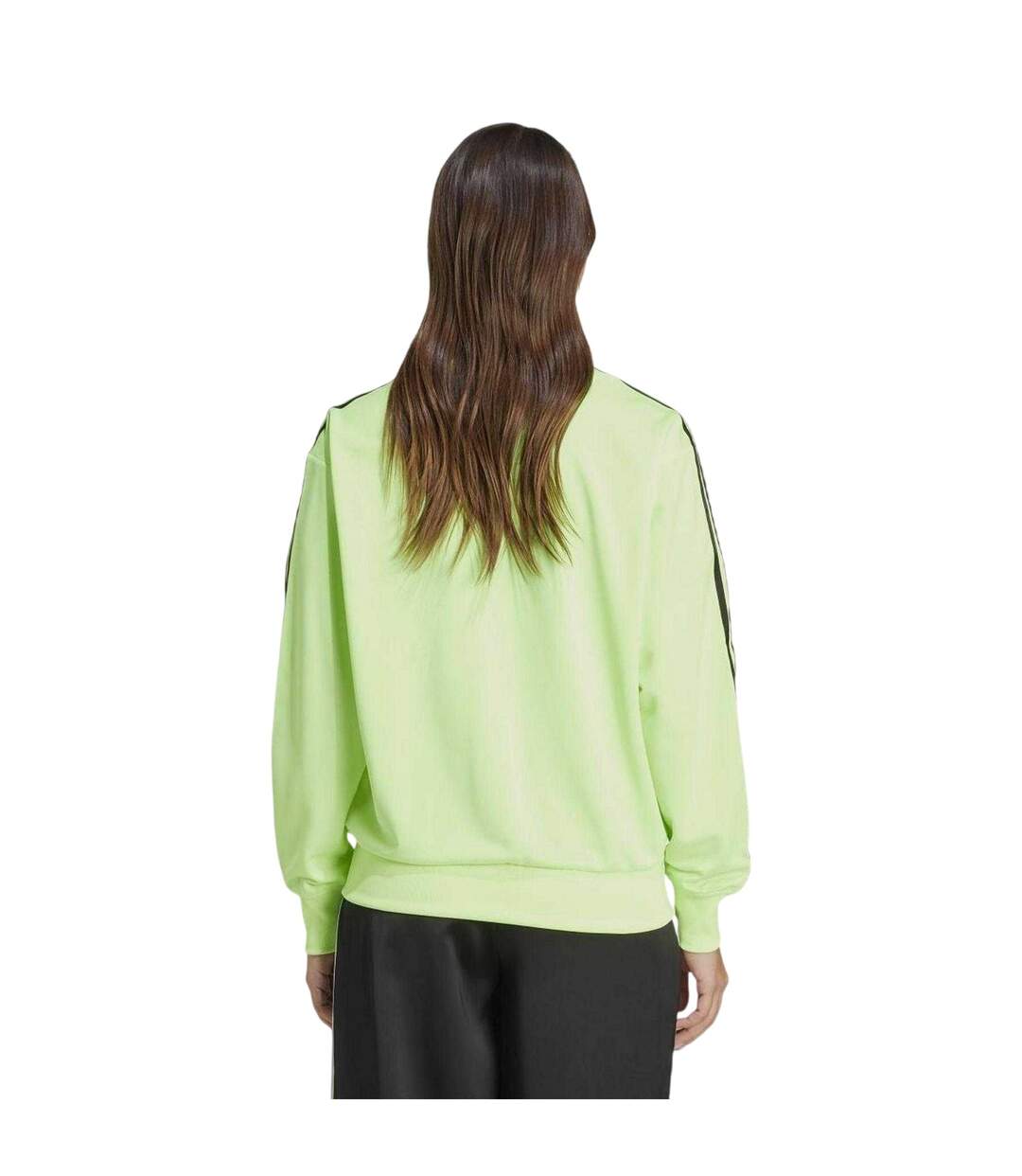 Haut De Survêtement Motif/style 3 Rayures Firebird Femme Vert Adidas-3