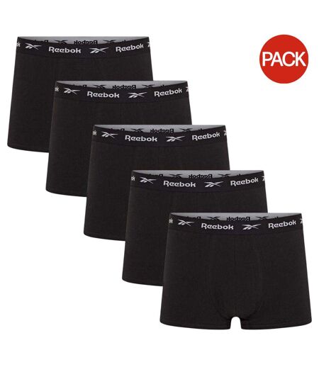 Lot De 5  Boxers Homme Noir Reebok