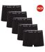 Lot De 5  Boxers Homme Noir Reebok-1