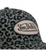 Casquette baseball Velvet avec print et broderie Leopard Kaki Vondutch-3