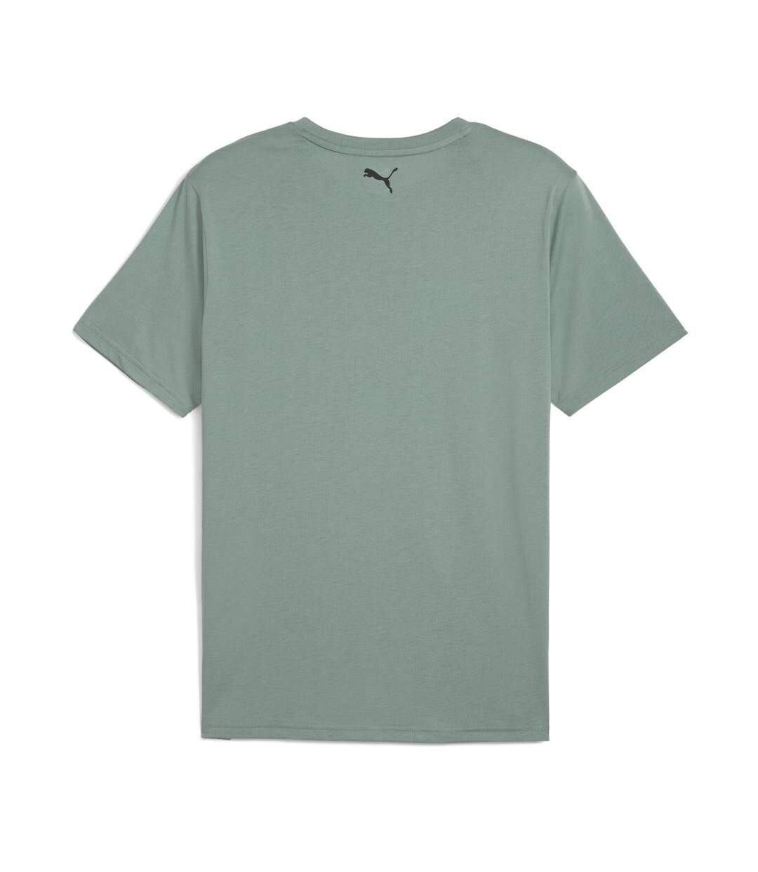 T-Shirt vert homme puma triblend-2