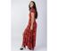 Robe longue chic et féminine MARBELLA motif ethnique baroque Coton Du Monde-2