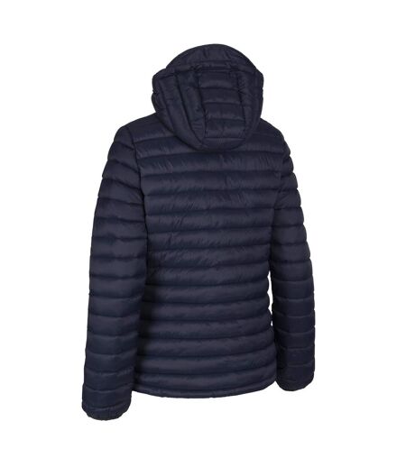 Womens/ladies lenka hooded padded jacket navy Trespass