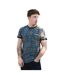 Mens Ss25 Paisley T-shirt Navy Tobacco Lambretta-1