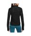 T-shirt Manches Longues Noir Femme Nike Midlayer - L