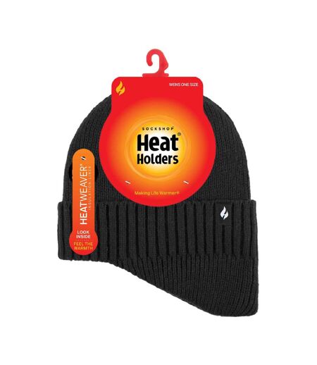 Mens Knitted Thermal Winter Warm Expedition Hat with Drop Neck