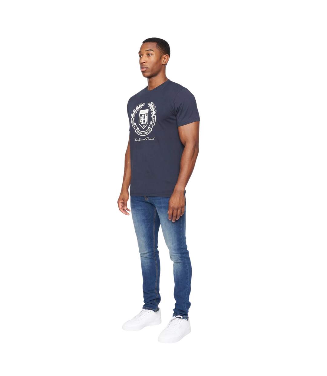 Mens myer t-shirt navy Henleys-3