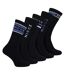 5 Pack Mens Crew Socks - Soft Breathable Cotton Everyday Socks-1