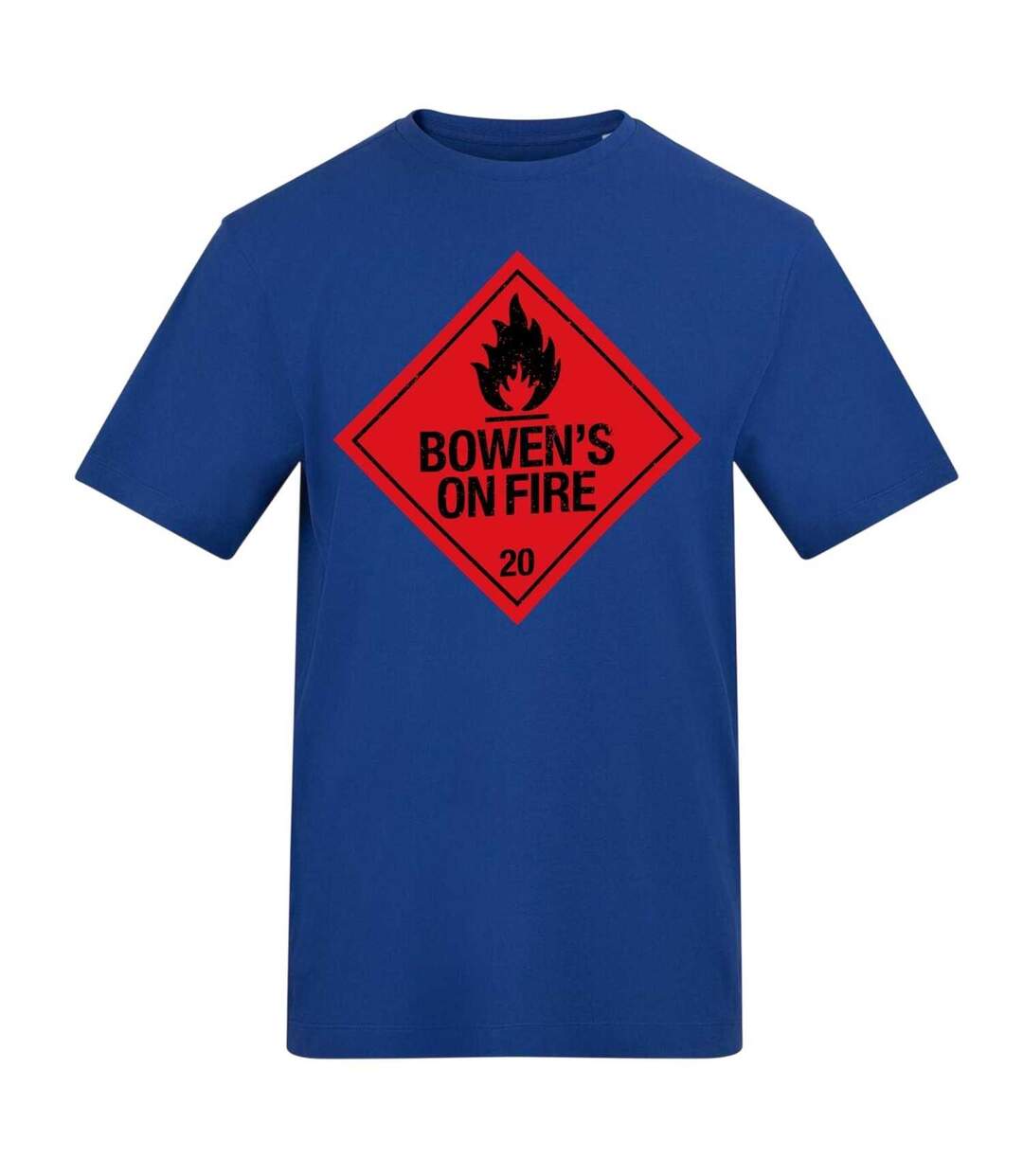 Unisex Adult Bowen´s On Fire T-shirt Blue AWD-1