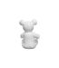 Sculpture Déco Ourson Ted 29cm Blanc