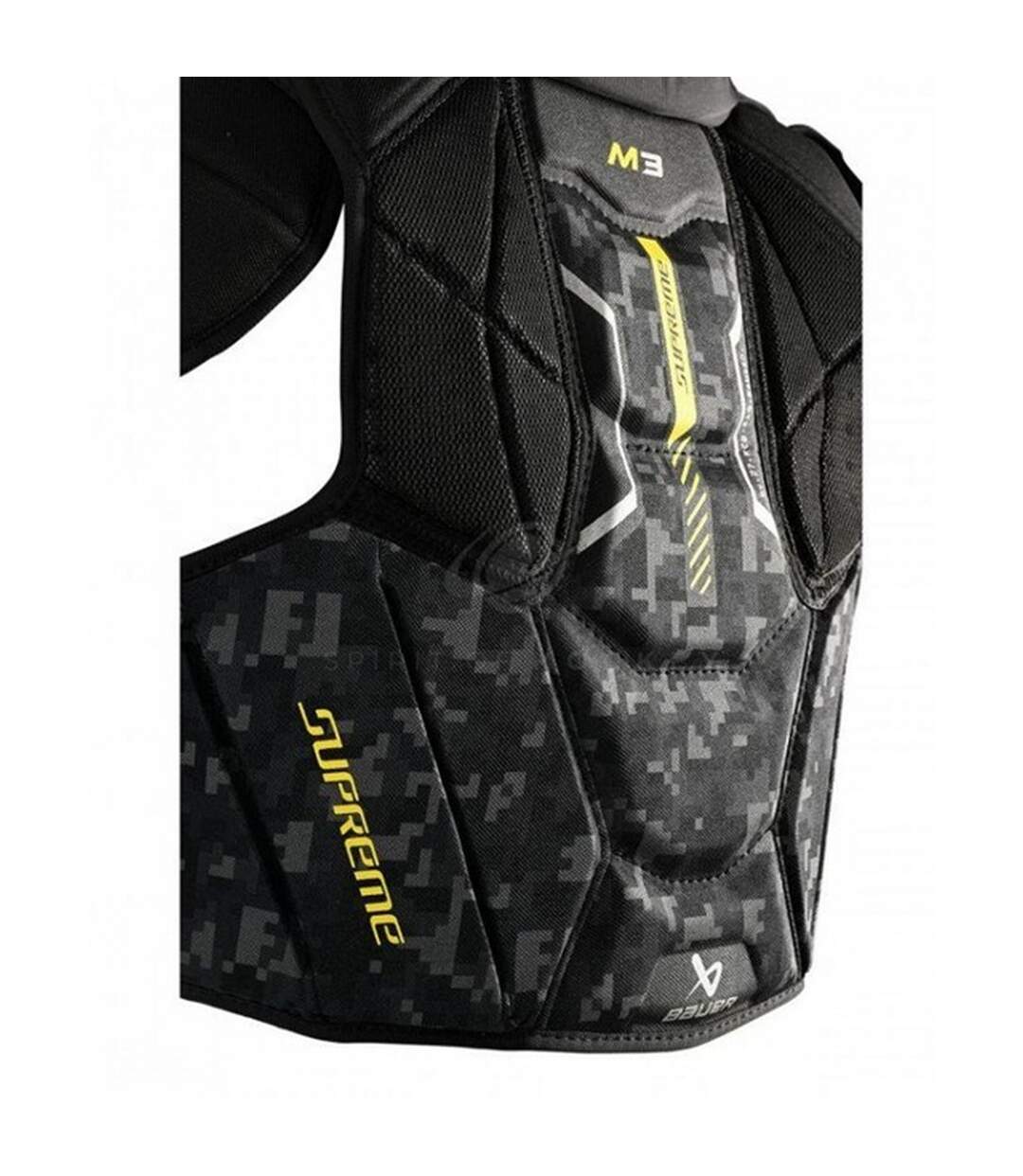 Childrens/kids Supreme M3 Int Ice Hockey Shoulder Pad M Black Bauer-4