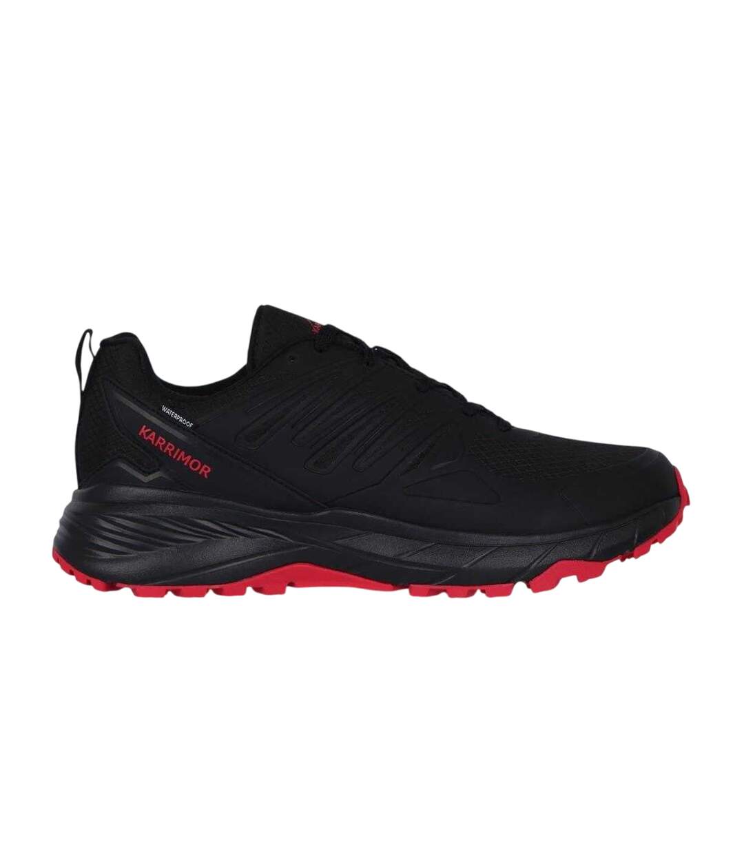 Baskets Caracal Homme Noir Rouge Karrimor-4