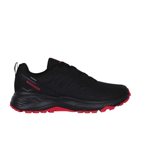 Baskets Caracal Homme Noir Rouge Karrimor