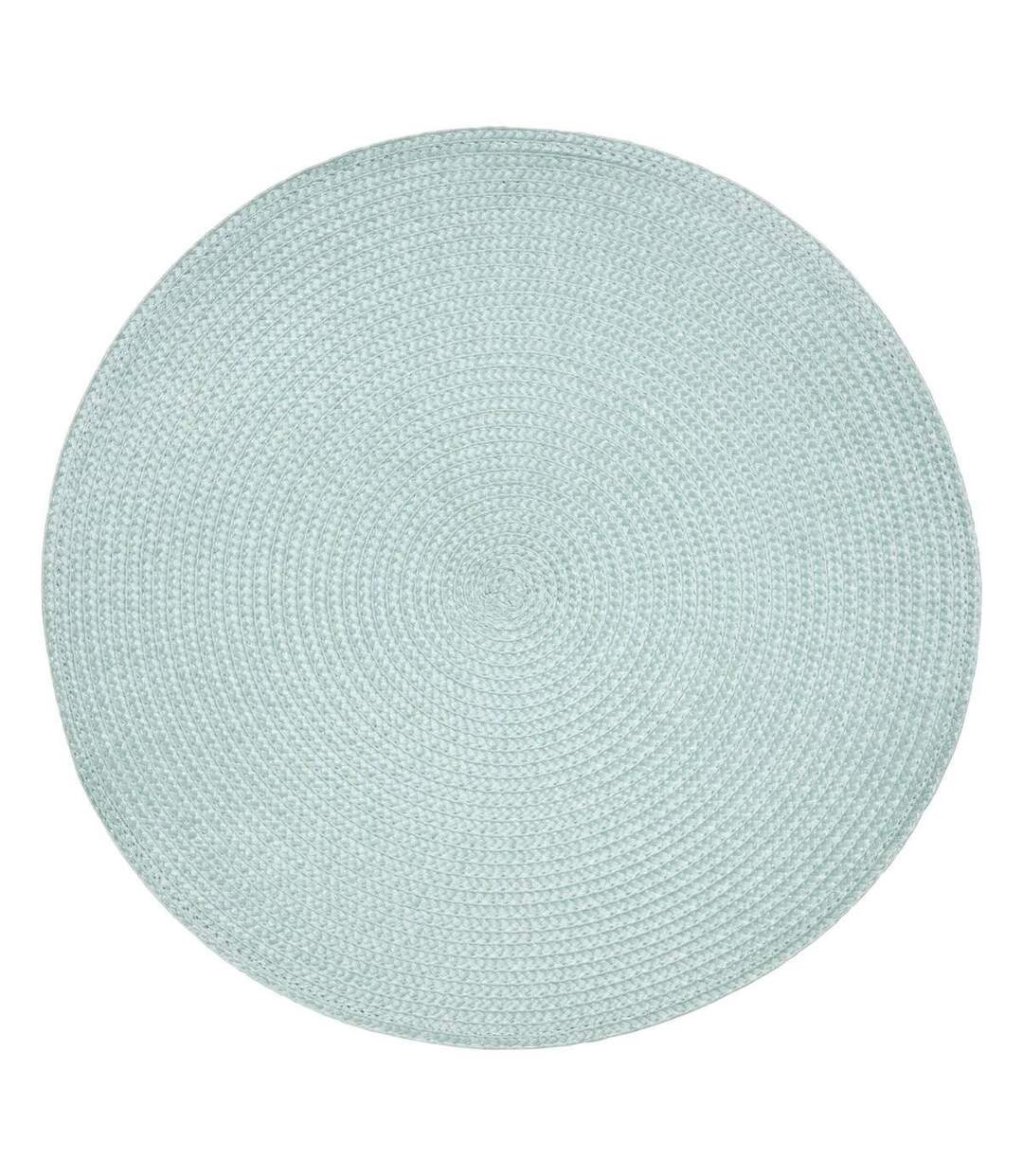 Set de Table Rond Tressé 38cm Vert Céladon-1