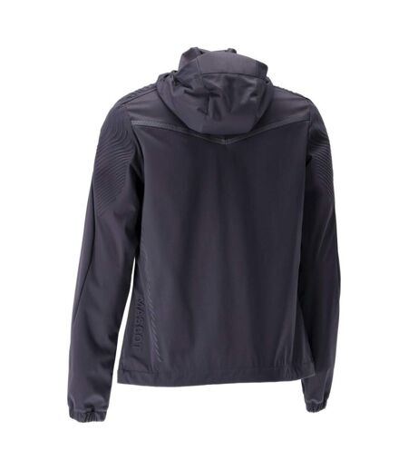 Womens/ladies Customised Stretch Hooded Jacket Dark Navy Mascot