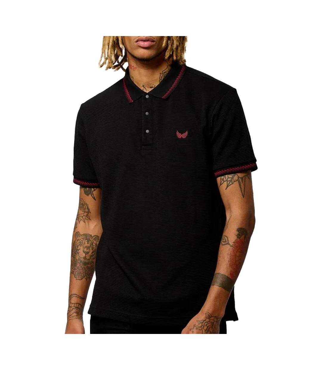 Polo noir homme kaporal tirue - s-1