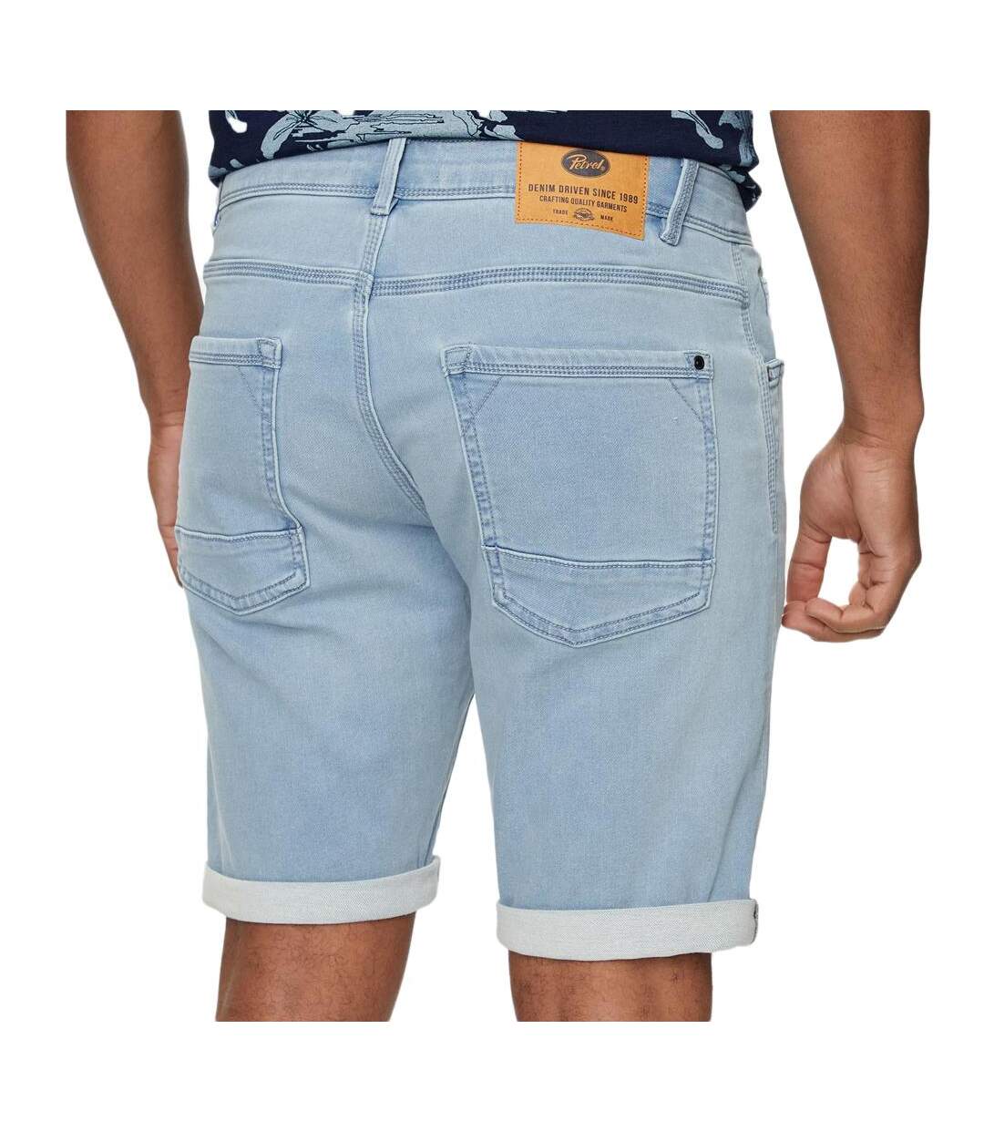 Short en Jean Bleu Clair Homme Petrol Industries 1040 - 3XL-2