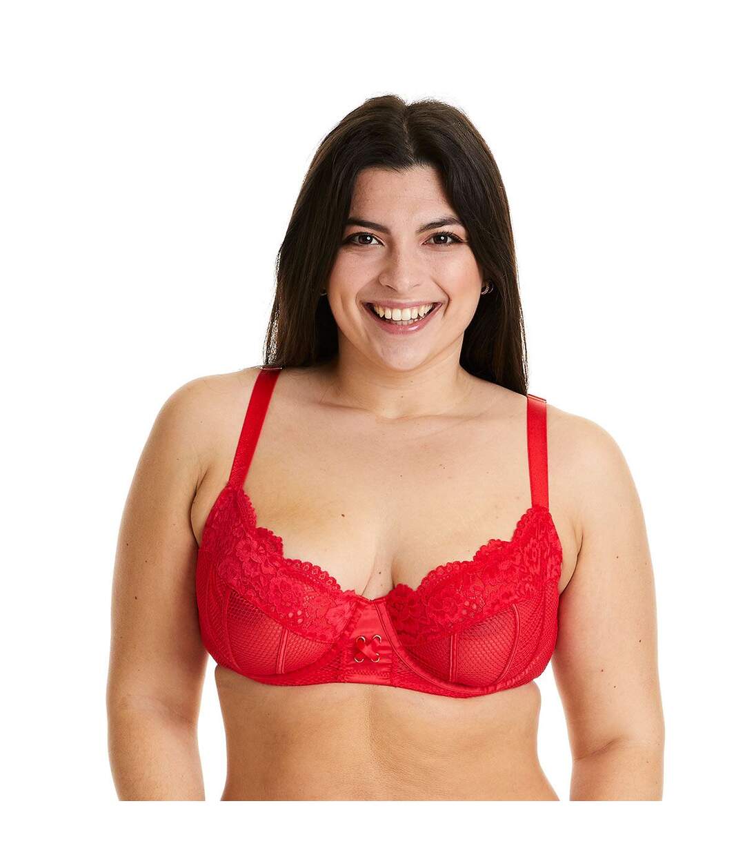 Soutien-gorge à armatures grand maintien rouge Comic Strip