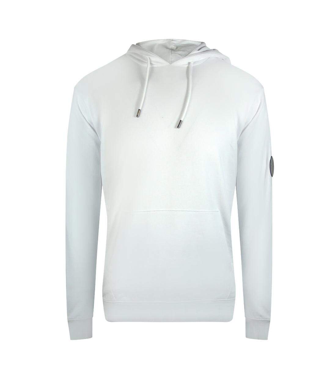 Sweat À Capuche Motif Uni Homme Blanc Cavalli Class-1