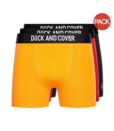 Boxers fiery homme jaune / rouge / noir Duck and Cover