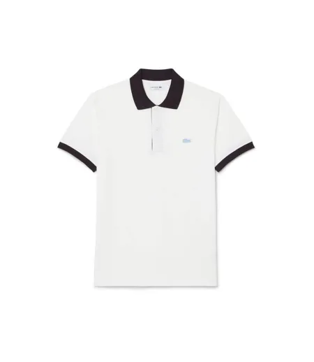 Mens Short-sleeved Polo Shirt Light Beige Lacoste