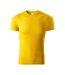 T-shirt Motif/style Uni Paint Adulte Jaune Malfini-1